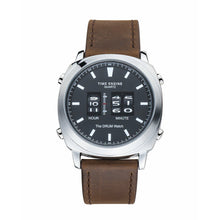 Load image into Gallery viewer, Chrome Case | Black Dial | Brown Strap | 3904-01