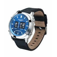 Load image into Gallery viewer, Chrome case | Blue dial | Black Strap | 3904-02