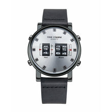 Load image into Gallery viewer, IP Black Case | Silver Dial | Black Strap | 3910-06