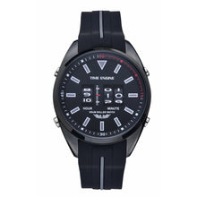 Load image into Gallery viewer, Black IP Case | Black Dial | Black Rubber Band | 3926-06 
