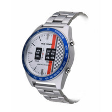 Load image into Gallery viewer, Chrome Case | White Dial | Chrome Steel Band | 3925-05 