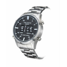 Load image into Gallery viewer, Stainless Steel Case | Black Dial | Stainless Steel Band | 3903-01
